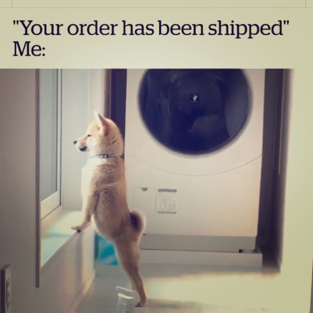 Waiting for my package 🤣